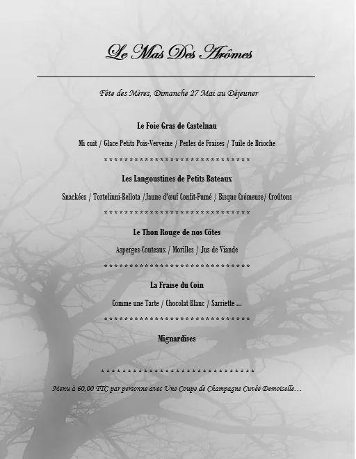 Maison Pailhasson - Menu Image 4